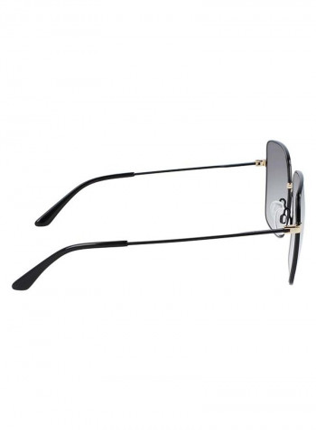 Women's Full Rimmed Square Frame Sunglasses - Lens Size: 58 mm