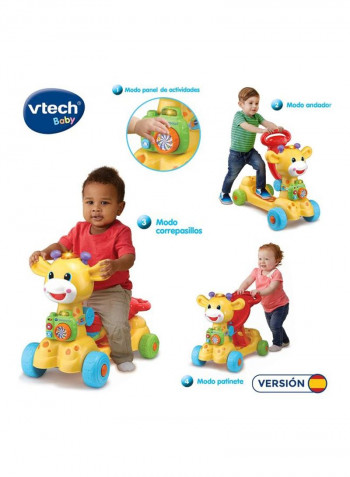 4 In 1 Giraffe Plastic Scooter