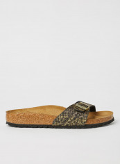 Madrid Snakeskin Print Birko-Flor Sandals Multicolour