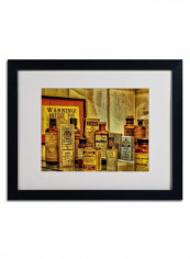 Vintage Medicines Framed Wall Art Multicolour 16 x 20inch