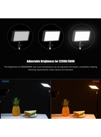 LED Video Light Kit Black/White