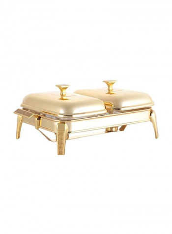 Glitter Oblong Warmer Gold 3L