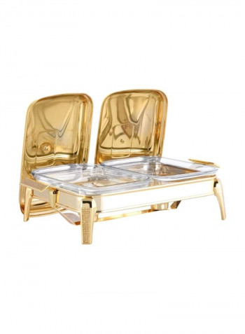 Glitter Oblong Warmer Gold 3L
