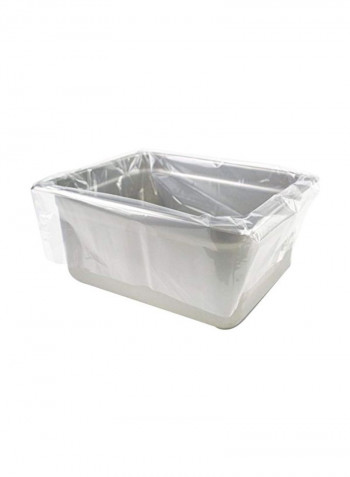 Oven Pan Liner Silver 34x14inch