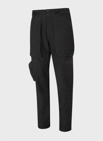 First Mile Tapered Woven Sweatpants Black