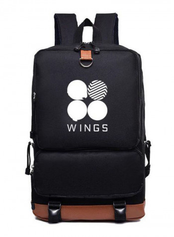 Casual Backpack Printed For  Unisex Multicolour