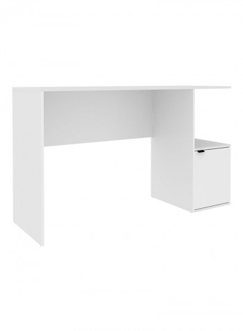 Salvador Study Desk With 1-Door Cabinet White