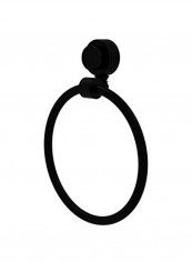 Venus Collection Groovy Accent Towel Ring Matte Black