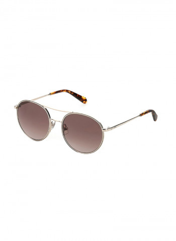Women's Round Frame Sunglasses - Lens Size: 52 mm