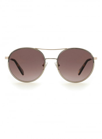 Women's Round Frame Sunglasses - Lens Size: 52 mm