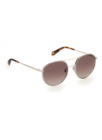 Women's Round Frame Sunglasses - Lens Size: 52 mm