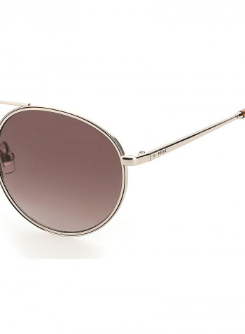 Women's Round Frame Sunglasses - Lens Size: 52 mm