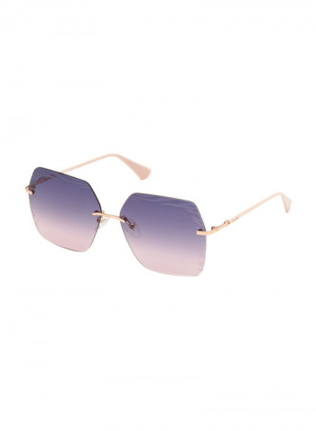 Women's UV Protection Rimless Sunglasses - Lens Size: 60 mm