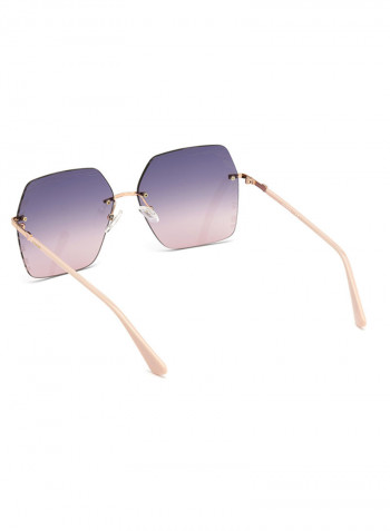 Women's UV Protection Rimless Sunglasses - Lens Size: 60 mm