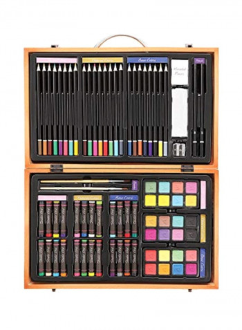 80-Piece Deluxe Art Set Multicolour