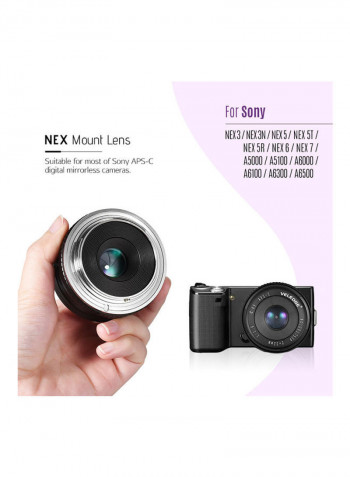 Aps-c Large Aperture Manual Focus Lens Black