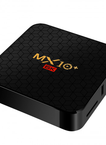 MX10 Plus Smart Android TV Box LU-V5-567 Black