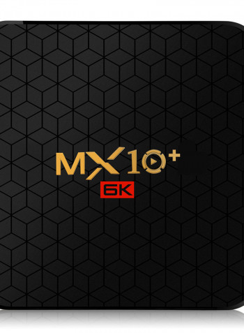 MX10 Plus Smart Android TV Box LU-V5-567 Black