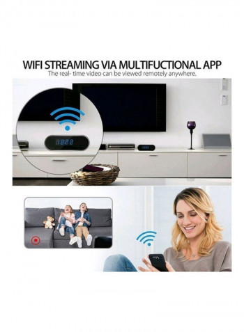 1080P Wi-Fi Surveillance Camera Black
