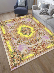 Designer Living Room Carpet Multicolour 80x160centimeter