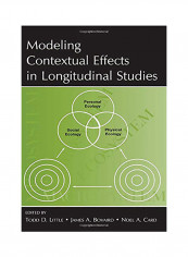 Modeling Contextual Effects In Longitudinal Studies Paperback