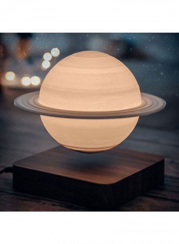 3D Printing Levitation Saturn Lamp Brown/Black