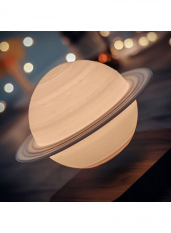 3D Printing Levitation Saturn Lamp Brown/Black