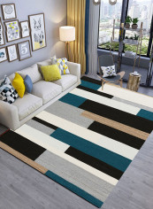 Designer Living Room Carpet Multicolour 80x160centimeter