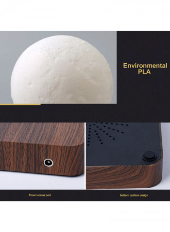 3D Printing Levitation Saturn Lamp Brown/Black