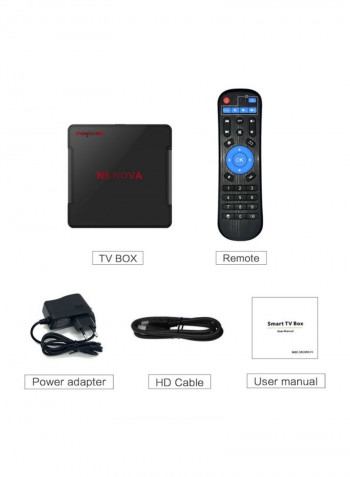 4K HD Media Player With Remote N5 Black