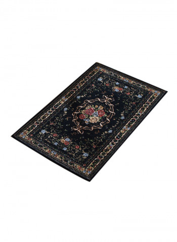 Anti-Skid Soft Area Rug Black