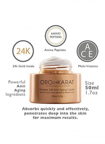 24k Gold Anti-Aging Cream 1.7ounce