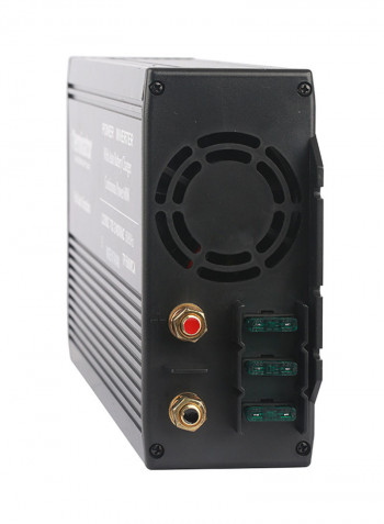 DC-AC Power Inverter With Auto Battery Charger Black