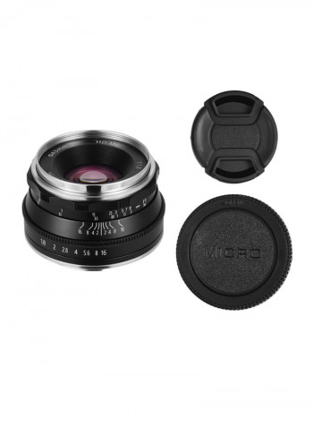 25mm F1.8 Manual Focus Lens For Fujifilm Black