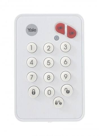 Smart Living Keypad Remote White/Red