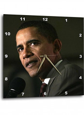 Barack Obama Wall Clock Multicolour 13x13inch