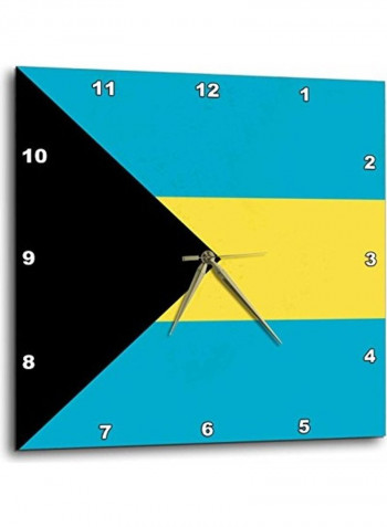 Decorative Printed Wall Clock Multicolour 15x15inch