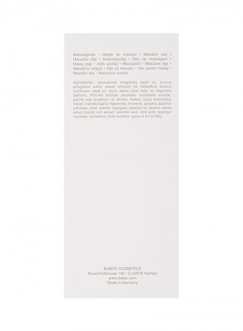 Spa Energizing Massage And Bath Oil 200ml