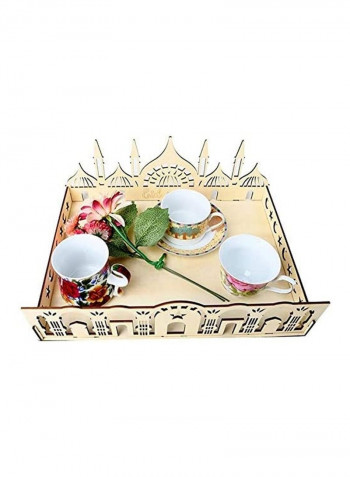 Ramadan Decorations Dessert Food Tray Multicolour