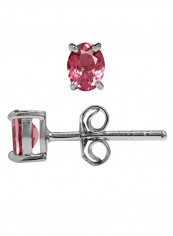 Sterling Silver Pink Tourmaline Stud Earrings reviews Sterling Silver Pink Tourmaline Stud Earrings