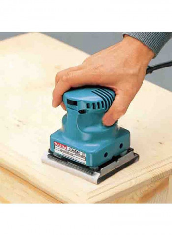 Finishing Orbital Palm Sander Silver/Blue 115millimeter