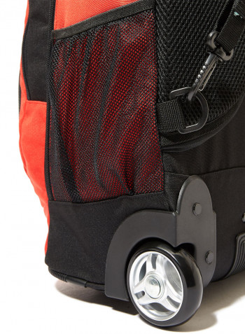 Boys Logo Trolley Backpack 19.2 Inch أحمر