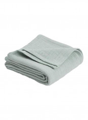 Cotton Woven Blanket Green King