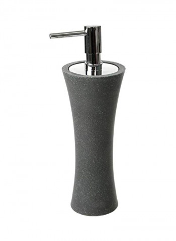 Aucuba Soap Dispenser Black/Silver 1.5x2.81inch