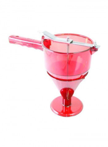 Confectionery Funnel Translucent Red 11.8x9x5.8inch