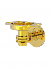 Continental Collection Dotted Accents Toothbrush Holder Gold 4.5x3.5x2inch