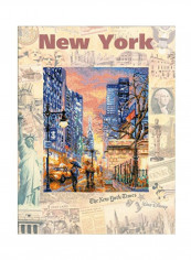 New York Cross Stitch Kit Blue/Yellow/Brown reviews New York Cross Stitch Kit Blue/Yellow/Brown