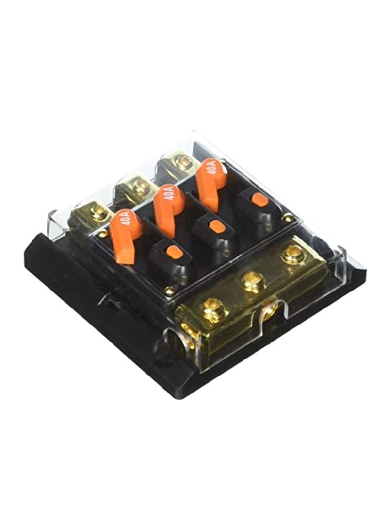 In-Line Circuit Breaker Black/Orange/Gold