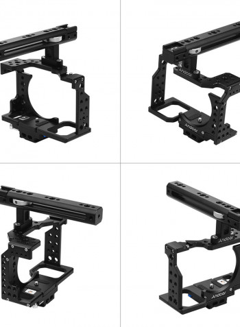 Top Handle Camera Cage 15.7 x 9.8cm Black