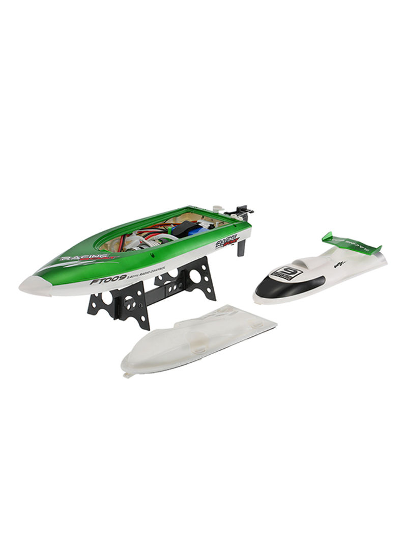 FT009 2.4G 30km/h High Speed RC Racing Boat With Water Cooling Self-righting System Toy 50x20x18centimeter